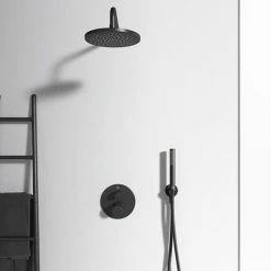 Ideal Standard Silk Black Ceratherm T100 Built-In Thermostatic 1 Outlet Shower Mixer -Ideal Standard Shop A5813XG D2 460