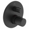 Ideal Standard Silk Black Ceratherm T100 Built-In Thermostatic 1 Outlet Shower Mixer