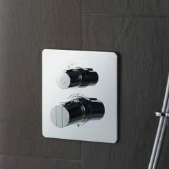 Ideal Standard Connect Easybox Slim Built-in Shower Mixer With Square Faceplate 11 Ideal Standard Connect Easybox Slim Built-in Shower Mixer With Square Faceplate -Ideal Standard Shop A5878AA D2 460