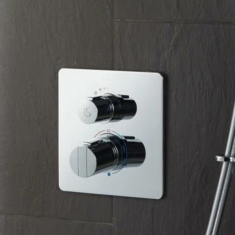 Ideal Standard Connect Easybox Slim Built-in Shower Mixer With Square Faceplate 5 Ideal Standard Connect Easybox Slim Built-in Shower Mixer With Square Faceplate - Image 3