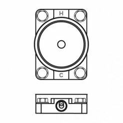 Ideal Standard Mounting Kit 1 For Freestanding Bath Shower Mixers - A6133NU