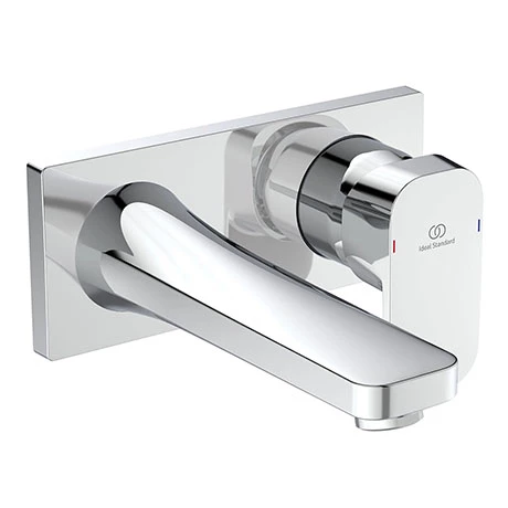 Ideal Standard Tonic II 180mm Spout Wall Mounted Basin Mixer 3 Ideal Standard Tonic II 180mm Spout Wall Mounted Basin Mixer