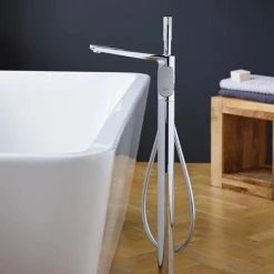 Ideal Standard Tonic II Single Lever Freestanding Bath Shower Mixer 12 Ideal Standard Tonic II Single Lever Freestanding Bath Shower Mixer -Ideal Standard Shop A6347AA D3 460