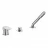 Ideal Standard Tonic II Single Lever 3-Hole Bath Shower Mixer With Spout