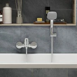 Ideal Standard Tesi Single Lever Exposed Bath Shower Mixer - A6583AA -Ideal Standard Shop A6583AA D2 460