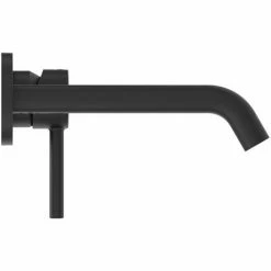 Ideal Standard Silk Black Ceraline Wall Mounted Basin Mixer -Ideal Standard Shop A6938XG D1 460