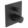 Ideal Standard Silk Black Ceratherm C100 Built-In Thermostatic 1 Outlet Shower Mixer