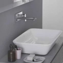 Ideal Standard Edge Single Lever Wall Mounted Basin Mixer -Ideal Standard Shop A7116AA D3 460