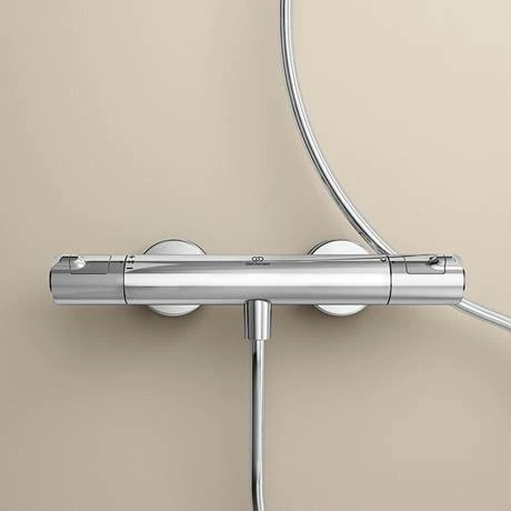 Ideal Standard Ceratherm T50 Exposed Thermostatic Bar Shower Mixer - A7216AA 8 Ideal Standard Ceratherm T50 Exposed Thermostatic Bar Shower Mixer - A7216AA - Image 6