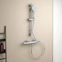 Ideal Standard Ceratherm T50 Exposed Thermostatic Shower Mixer Pack - A7221AA -Ideal Standard Shop A7221AA D4 460