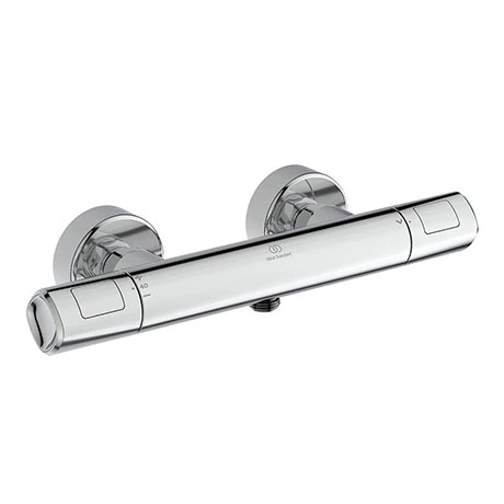 Ideal Standard Ceratherm T100 Exposed Thermostatic Bar Shower Mixer - A7239AA 3 Ideal Standard Ceratherm T100 Exposed Thermostatic Bar Shower Mixer - A7239AA