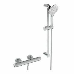 Ideal Standard Ceratherm T100 Exposed Thermostatic Shower Mixer Pack - A7237AA