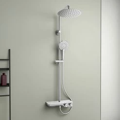 Ideal Standard Ceratherm S200 Exposed Thermostatic Shelf Shower System - A7331AA