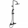 Ideal Standard Silk Black Ceratherm T25 Exposed Thermostatic Shower System - A7571XG -Ideal Standard Shop A7571XG P