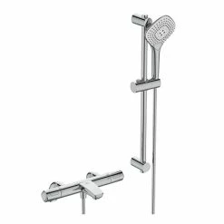 Ideal Standard Ceratherm T100 Exposed Thermostatic Deck Mounted Bath Shower Mixer - A7699AA