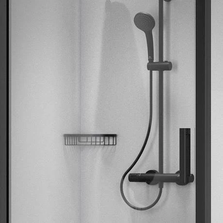 Ideal Standard Silk Black IOM Corner Shower Basket 5 Ideal Standard Silk Black IOM Corner Shower Basket - Image 3