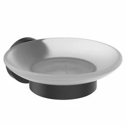 Ideal Standard Silk Black IOM Wall Mounted Soap Dish & Holder