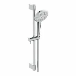 Ideal Standard Idealrain Evo Jet 600mm Shower Slider Rail With 125mm 3 Function Round Handspray - B1761AA