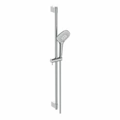 Ideal Standard Idealrain Evo Jet 900mm Shower Slider Rail With 125mm 3 Function Diamond Handspray - B1764AA