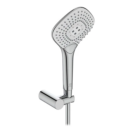 Ideal Standard Idealrain Evo 125mm Diamond 3 Function Handspray With Bracket + 1.75m Hose - B1766AA 3 Ideal Standard Idealrain Evo 125mm Diamond 3 Function Handspray With Bracket + 1.75m Hose - B1766AA