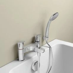 Ideal Standard Ceraflex 2 Hole Bath Shower Mixer - B1823AA -Ideal Standard Shop B1823AA D3 460