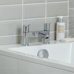 Ideal Standard Ceraflex 2 Tap Hole Bath Filler - B1824AA -Ideal Standard Shop B1824AA D3 460