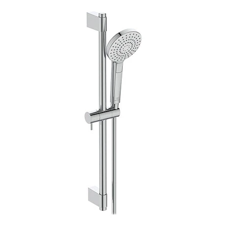 Ideal Standard Idealrain Evo Jet 600mm Shower Slider Rail With 110mm 3 Function Round Handspray - B2233AA 3 Ideal Standard Idealrain Evo Jet 600mm Shower Slider Rail With 110mm 3 Function Round Handspray - B2233AA