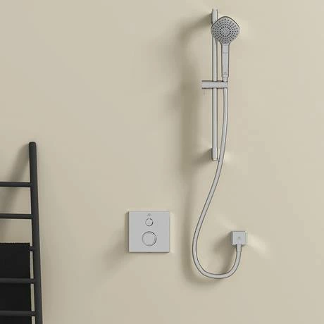 Ideal Standard Idealrain Evo Jet 600mm Shower Slider Rail With 110mm 3 Function Diamond Handspray - B2234AA 4 Ideal Standard Idealrain Evo Jet 600mm Shower Slider Rail With 110mm 3 Function Diamond Handspray - B2234AA - Image 2