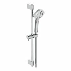Ideal Standard Idealrain Evo Jet 600mm Shower Slider Rail With 110mm 3 Function Diamond Handspray - B2234AA