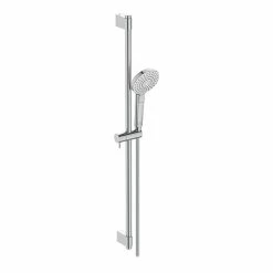 Ideal Standard Idealrain Evo Jet 900mm Shower Slider Rail With 110mm 3 Function Round Handspray - B2237AA