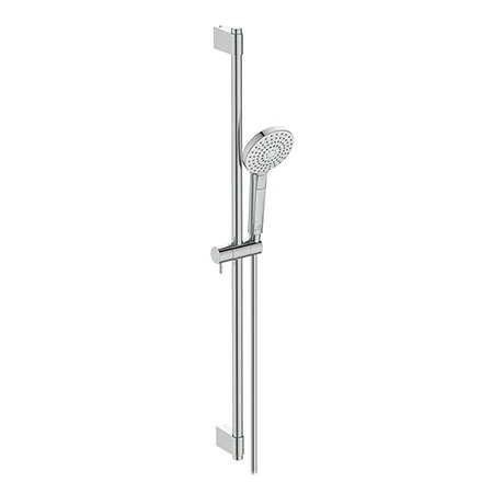 Ideal Standard Idealrain Evo Jet 900mm Shower Slider Rail With 110mm 3 Function Round Handspray - B2237AA 3 Ideal Standard Idealrain Evo Jet 900mm Shower Slider Rail With 110mm 3 Function Round Handspray - B2237AA
