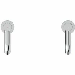 Ideal Standard Ceraline Basin Pillar Taps - BC184AA -Ideal Standard Shop BC184AA D2 460