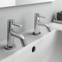 Ideal Standard Ceraline Basin Pillar Taps - BC184AA -Ideal Standard Shop BC184AA D3 460