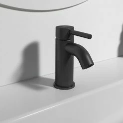 Ideal Standard Ceraline Silk Black Mini Basin Mixer -Ideal Standard Shop BC185XG D2 460