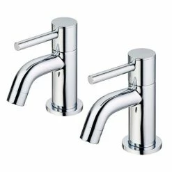 Ideal Standard Ceraline Bath Pillar Taps - BC187AA -Ideal Standard Shop BC187AA D1 460