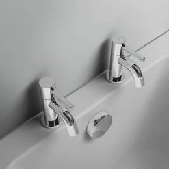 Ideal Standard Ceraline Bath Pillar Taps - BC187AA -Ideal Standard Shop BC187AA D5 460