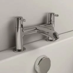 Ideal Standard Ceraline 2 Tap Hole Bath Filler - BC188AA -Ideal Standard Shop BC188AA D2 460