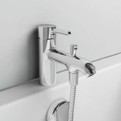 Ideal Standard Ceraline 1 Hole Bath Shower Mixer - BC191AA 11 Ideal Standard Ceraline 1 Hole Bath Shower Mixer - BC191AA -Ideal Standard Shop BC191AA D3 460