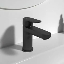 Ideal Standard Cerafine O Silk Black Mini Basin Mixer -Ideal Standard Shop BC722XG D2 460
