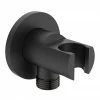 Ideal Standard Silk Black Idealrain Round Shower Handset Elbow Bracket