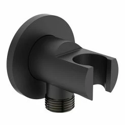 Ideal Standard Silk Black Idealrain Round Shower Handset Elbow Bracket