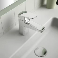 Ideal Standard Ceraplan Single Lever Basin Mixer With Click Waste - BD246AA -Ideal Standard Shop BD246AA.ai3 460