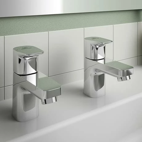 Ideal Standard Ceraplan Basin Pillar Taps - BD247AA 7 Ideal Standard Ceraplan Basin Pillar Taps - BD247AA - Image 5