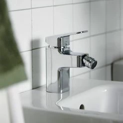 Ideal Standard Ceraplan Single Lever Bidet Mixer With Pop-up Waste - BD249AA -Ideal Standard Shop BD249AA.ai1 460