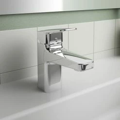 Ideal Standard Ceraplan IFix+ Single Lever Basin Mixer With Pop-up Waste - BD275AA -Ideal Standard Shop BD275AA D1 460
