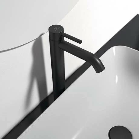 Ideal Standard Ceraline Silk Black Single Lever Tall Basin Mixer 6 Ideal Standard Ceraline Silk Black Single Lever Tall Basin Mixer - Image 4