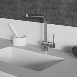 Ideal Standard Ceralook Chrome Single Lever L-Shape Spout Kitchen Mixer -Ideal Standard Shop BD572AA D3 460