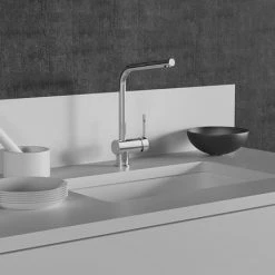 Ideal Standard Ceralook Chrome Single Lever L-Shape Spout Kitchen Mixer -Ideal Standard Shop BD572AA D5 460