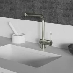 Ideal Standard Ceralook Silver Storm Single Lever L-Shape Spout Kitchen Mixer 11 Ideal Standard Ceralook Silver Storm Single Lever L-Shape Spout Kitchen Mixer -Ideal Standard Shop BD572GN D3 460