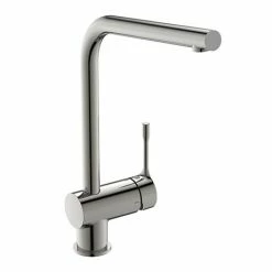 Ideal Standard Ceralook Silver Storm Single Lever L-Shape Spout Kitchen Mixer